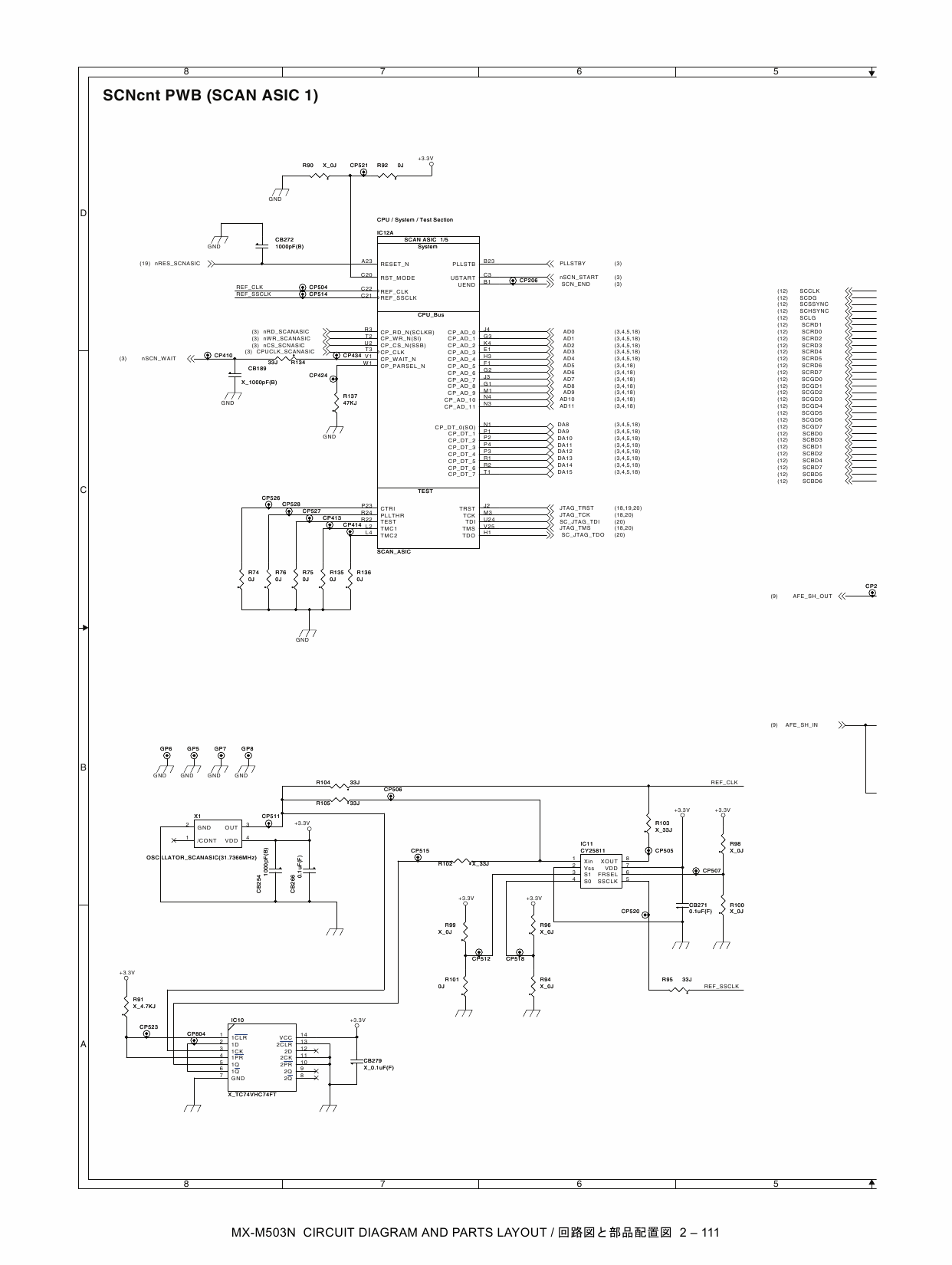 SHARP MX M283 M363 M453 M503 N U F Circuit Diagrams-6